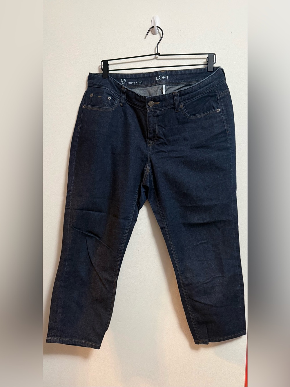 Ann Taylor Dark Blue‎ Cropped Skinny Jeans